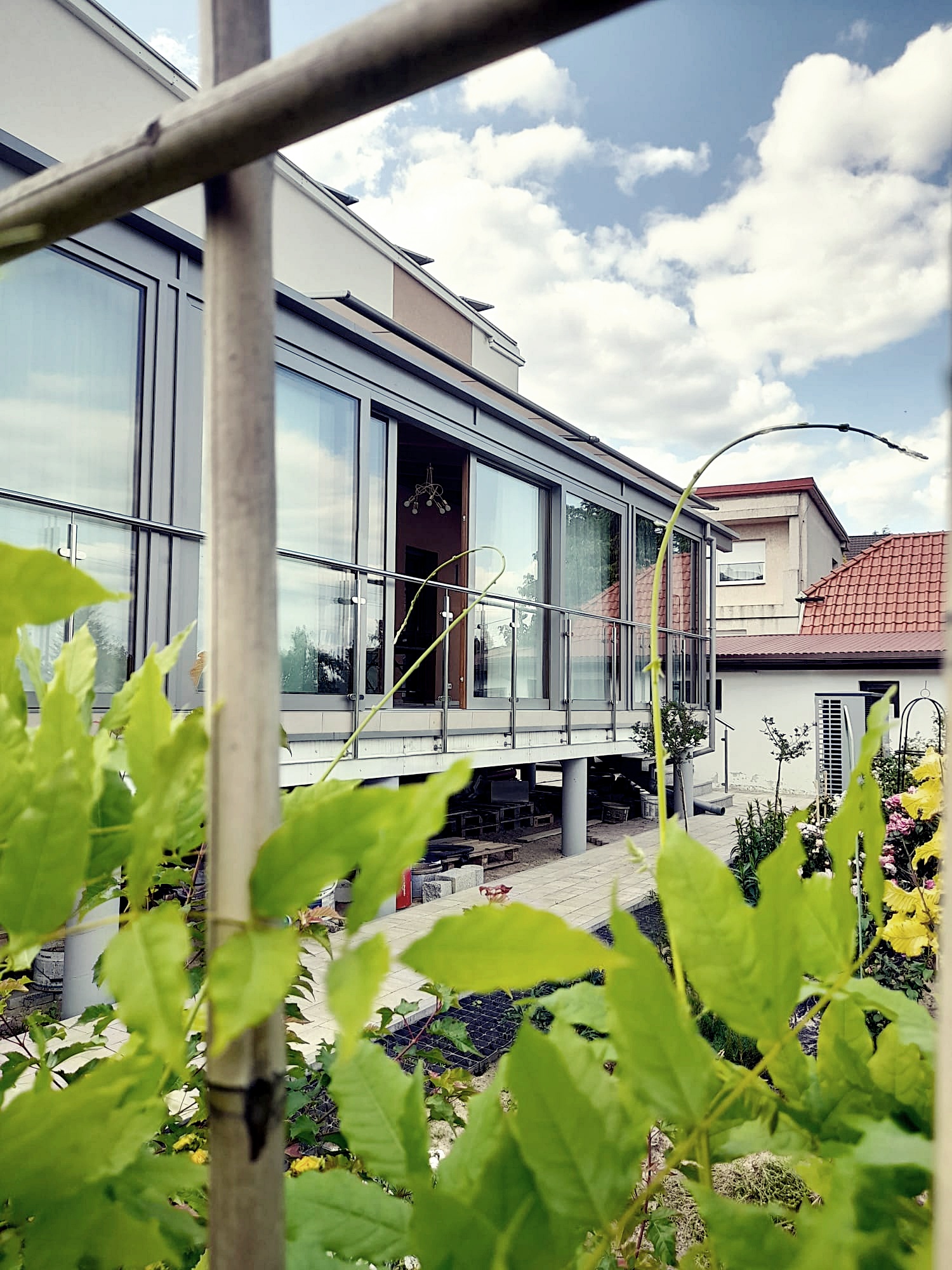 zdjęcie z realizacji ogrodu zimowego drewnianego w Kielcach